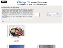 Tablet Screenshot of islamujeres.photosandpictures.net